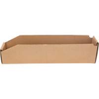 Deep Corrugated Parts Bins, 1-7/8" W x 17-1/8" D x 4-1/2" H, Beige Distribution Industrielle GC