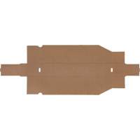 Deep Corrugated Parts Bins, 1-7/8" W x 17-1/8" D x 4-1/2" H, Beige Distribution Industrielle GC