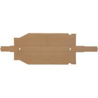 Boîtes profondes en carton ondul&eacute;, 2-7/8" la x 17-1/4" p x 4-1/2" h, Beige Distribution Industrielle GC