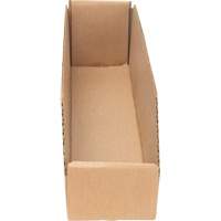 Boîtes profondes en carton ondul&eacute;, 3-3/4" la x 17-1/4" p x 4-1/2" h, Beige Distribution Industrielle GC