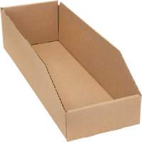 Boîtes profondes en carton ondul&eacute;, 5-3/4" la x 17-1/4" p x 4-1/2" h, Beige Distribution Industrielle GC