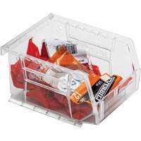 Bacs tr&egrave;s transparents Ultra, 4-1/8" la, 3" h x 5-3/8" p, Transparent Distribution Industrielle GC