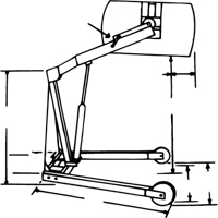 Manipulateurs de barils Hydra-Lift, Capacit&eacute; 55 gal. US (45 gal. imp.) Distribution Industrielle GC
