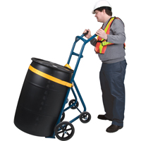 Diable pour baril, Fabriqu&eacute; en Acier, 25 - 55 gal. US (20 - 45 gal. imp.) Distribution Industrielle GC