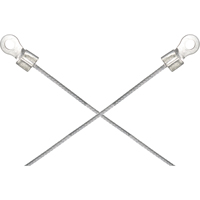 Assemblages l&eacute;gers de cables de masse et de mise &agrave; la terre - Deux raccordements a/borne d'extr&eacute;mit&eacute; de 1/4" Distribution Industrielle GC