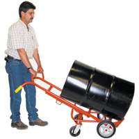 Diable &agrave; Barils Ergonomique A/Roulettes Pivotantes, Fabriqu&eacute; en Acier, 55 - 85 gal. US (45 - 70 gal. imp.) Distribution Industrielle GC