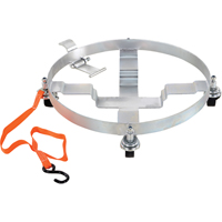 Chariots &agrave; inclinaison pour baril, Acier, Capacit&eacute;e 1200 lb, Diam&egrave;tre 23-1/2", Roue en Fonte Distribution Industrielle GC