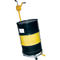 Chariots &agrave; inclinaison pour baril, Acier, Capacit&eacute;e 1200 lb, Diam&egrave;tre 23-1/2", Roue en Fonte Distribution Industrielle GC