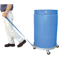 Chariots &agrave; &eacute;tages multiples pour baril, Acier, Capacit&eacute;e 900 lb, Diam&egrave;tre 23-1/2", Roue en Caoutchouc Distribution Industrielle GC