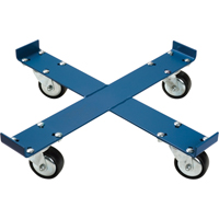 Chariot pour baril, Acier, Capacit&eacute;e 1000 lb, Diam&egrave;tre 24", Roue en Polyur&eacute;thane Distribution Industrielle GC
