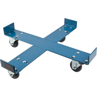 Chariot pour baril, Acier, Capacit&eacute;e 750 lb, Diam&egrave;tre 24", Roue en Polyol&eacute;fine Distribution Industrielle GC