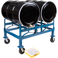 Porte-barils empilables, 2 barils, Capacit&eacute; de 1600 lb, 45-1/2" la x 30" p x 12-1/2" h Distribution Industrielle GC