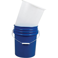 Doublures pour seaux en acier, 11-1/4" dia. x 12-1/4" h, 5 gal. US (4,16 gal. imp.) capacit&eacute; Distribution Industrielle GC