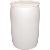 Barils en poly&eacute;thyl&egrave;ne, 55 gal. US (45 gal. imp.), Dessus ferm&eacute;, Naturel Distribution Industrielle GC