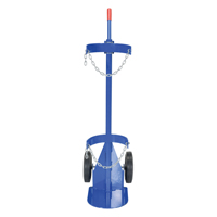 Chariot pour bouteille de gaz, Roues Caoutchouc, Base de 12" la x 15-1/2" lo, 500 lb Distribution Industrielle GC