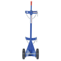 Chariot pour bouteille de gaz, Roues Caoutchouc, Base de 12" la x 15-1/2" lo, 500 lb Distribution Industrielle GC
