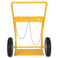 Chariot pour bouteille de gaz, Roues Caoutchouc, Base de 22" la x 14-1/8" lo, 250 lb Distribution Industrielle GC