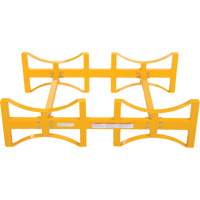 Porte-barils empilable en acier, 2 barils, Capacit&eacute; de 1600 lb, 45-1/2" la x 29-7/8" p x 12-3/4" h Distribution Industrielle GC