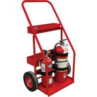 Hot Works Fire Prevention Cart, Semi-Pneumatic Wheels, 17.75" W x 8.9" L Base, 100 lbs. Distribution Industrielle GC