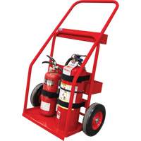 Hot Works Fire Prevention Cart, Semi-Pneumatic Wheels, 17.75" W x 8.9" L Base, 100 lbs. Distribution Industrielle GC