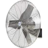 Ventilateurs en acier inoxydable lavables &agrave; grande eau pour service alimentaire, Industriel, 1 vitesses, Diam&egrave;tre de 24" Distribution Industrielle GC