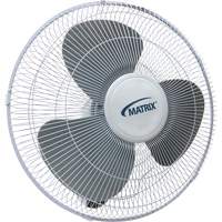Ventilateur mural oscillant, Commercial, 3 vitesses, Diam&egrave;tre de 16" Distribution Industrielle GC