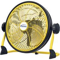Ventilateur d'int&eacute;rieur/ext&eacute;rieur rechargeable avec port USB, Commercial, Variable vitesses, Diam&egrave;tre de 12" Distribution Industrielle GC