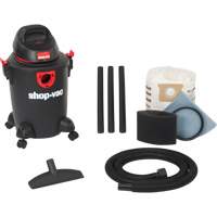 Aspirateur d'atelier s&eacute;rie bricolage & atelier, Secs-humides, 3,5 CV, 6 gal. US (22,7 litres) Distribution Industrielle GC