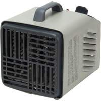 Radiateur portatif m&eacute;tallique datelier avec thermostat, Soufflant, &eacute;lectrique Distribution Industrielle GC