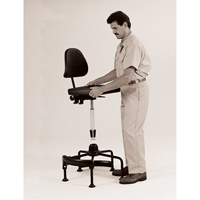 Industrial Stool, Stationary, Adjustable Height, 250 lbs. Capacity Distribution Industrielle GC