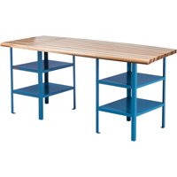&eacute;tabli sur pi&eacute;destal extra robuste, Cap 2500 lb, 120" la x 30" p, 34" h Distribution Industrielle GC