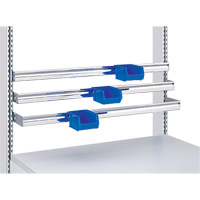 Modular Ergonomic Workstations - Light-Duty Parts Bin Rails Distribution Industrielle GC