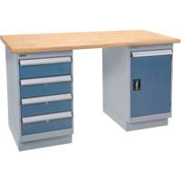 &eacute;tabli pr&eacute;conçu, Porte & tiroirs, Cap 2500 lb, 72" la x 36" p, 34" h Distribution Industrielle GC