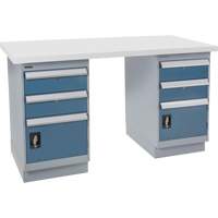 &eacute;tabli pr&eacute;conçu, 72" la x 30" p x 34" h, Capacit&eacute; 2500 lb Distribution Industrielle GC