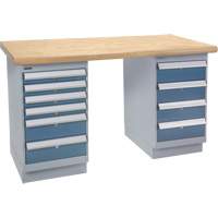 &eacute;tabli pr&eacute;conçu, Deux tiroirs, Cap 2500 lb, 72" la x 36" p, 34" h Distribution Industrielle GC