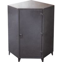 Corner Cabinets, Steel, 4 Shelves, 72" H x 48" W x 24" D, Grey Distribution Industrielle GC