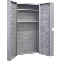 Deep Door Combination Cabinet, 38" W x 24" D x 72" H, Grey Distribution Industrielle GC