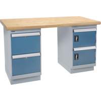 &eacute;tabli robuste, Porte & tiroirs, Cap 1500 lb, 72" la x 36" p, 34" h Distribution Industrielle GC