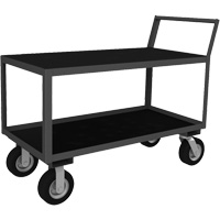 Low Profile Instrument Cart, 2 Tiers, 24-1/4" W x 39" D x 40-15/16" H, 1200 lbs. Cap. Distribution Industrielle GC