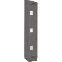 Casiers Clean Line, 3 niveaux, 12" x 18" x 82", Acier, Charbon, Rivet (assembl&eacute;) Distribution Industrielle GC