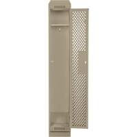Clean Line Lockers, 12" x 15" x 82", Steel, Beige, Rivet (Assembled), Perforated Distribution Industrielle GC