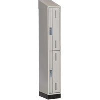Casiers robustes Concorde, 2 niveaux, 12" x 18" x 82", Acier, Gris, Soud&eacute; (assembl&eacute;) Distribution Industrielle GC