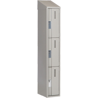 Casiers robustes Concorde, 3 niveaux, 12" x 18" x 78", Acier, Gris, Soud&eacute; (assembl&eacute;) Distribution Industrielle GC