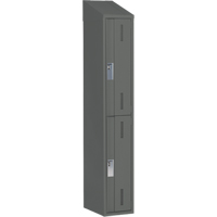 Casiers robustes Concorde, 2 niveaux, 12" x 18" x 78", Acier, Charbon, Soud&eacute; (assembl&eacute;) Distribution Industrielle GC