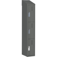 Casiers robustes Concorde, 3 niveaux, 12" x 18" x 78", Acier, Charbon, Soud&eacute; (assembl&eacute;) Distribution Industrielle GC