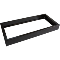 Base encastr&eacute;e pour casiers robustes enti&egrave;rement soud&eacute;e Concorde, 3 Blocs, 4" lo x 36" la x 17" p, Noir, Acier Distribution Industrielle GC