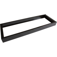 Base encastr&eacute;e pour casiers robustes enti&egrave;rement soud&eacute;e Concorde, 4 Blocs, 4" lo x 48" la x 17" p, Noir, Acier Distribution Industrielle GC
