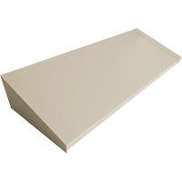 Dessus inclin&eacute; pour casiers robustes enti&egrave;rement soud&eacute; Concorde, Bloc de 4, 18" p x 48" la x 6" ha, Beige, Acier Distribution Industrielle GC