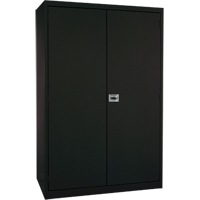 Armoires de rangement Hi-Boy profondes, Acier, 4 Tablettes, 72" h x 36" la x 24" P, Noir Distribution Industrielle GC