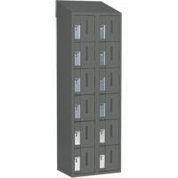 Casiers robustes Concorde, 6 niveaux, Bloc de 2, 24" x 18" x 78", Acier, Charbon, Soud&eacute; (assembl&eacute;) Distribution Industrielle GC